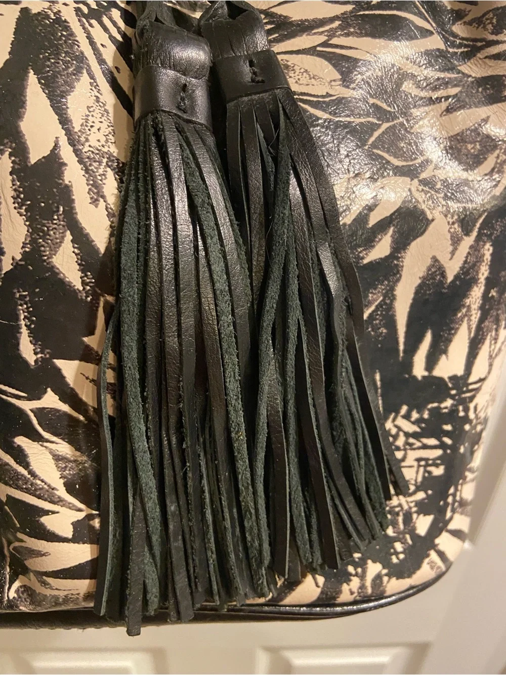 Patricia Nash Octavia Sunflower Floral Tassel Hobo Shoulder Crossbody Bag